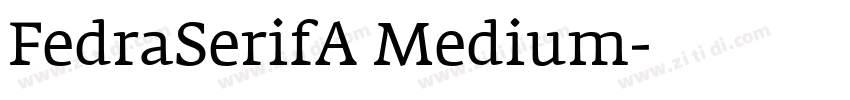 FedraSerifA Medium字体转换